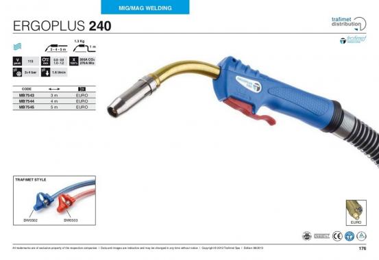 Trafimet Mig ERGOPLUS 240 (300 А вод. охл.) 4м